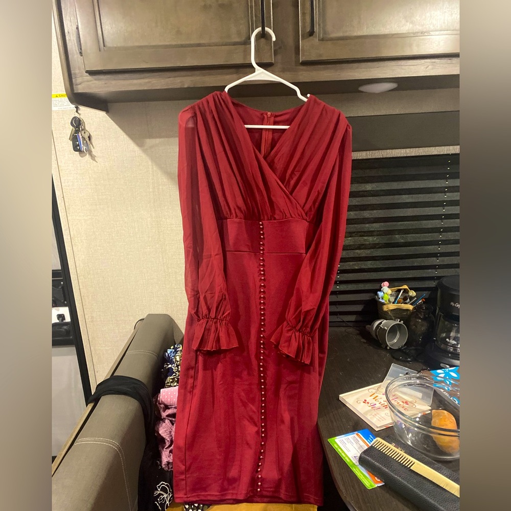 Medium red dress. Brand new.